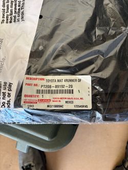 Toyota 4Runner Genuine OEM Floor Mat