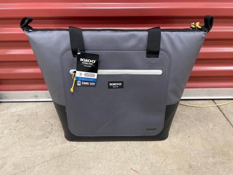 Igloo 28 cans Overland Tote Soft Sided Cooler, Gray