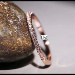 New 18k Rose Gold Wedding Ring 