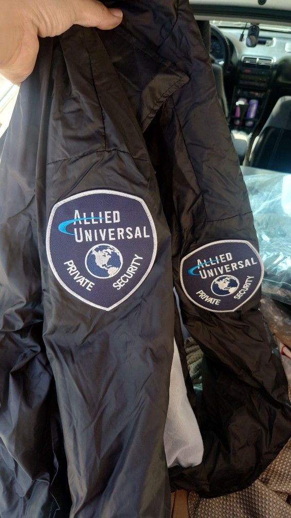 Allied Universal Private Security Jackets Windbreakers Shirt