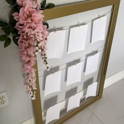 Cuadro Para Pones Lista De Invitados