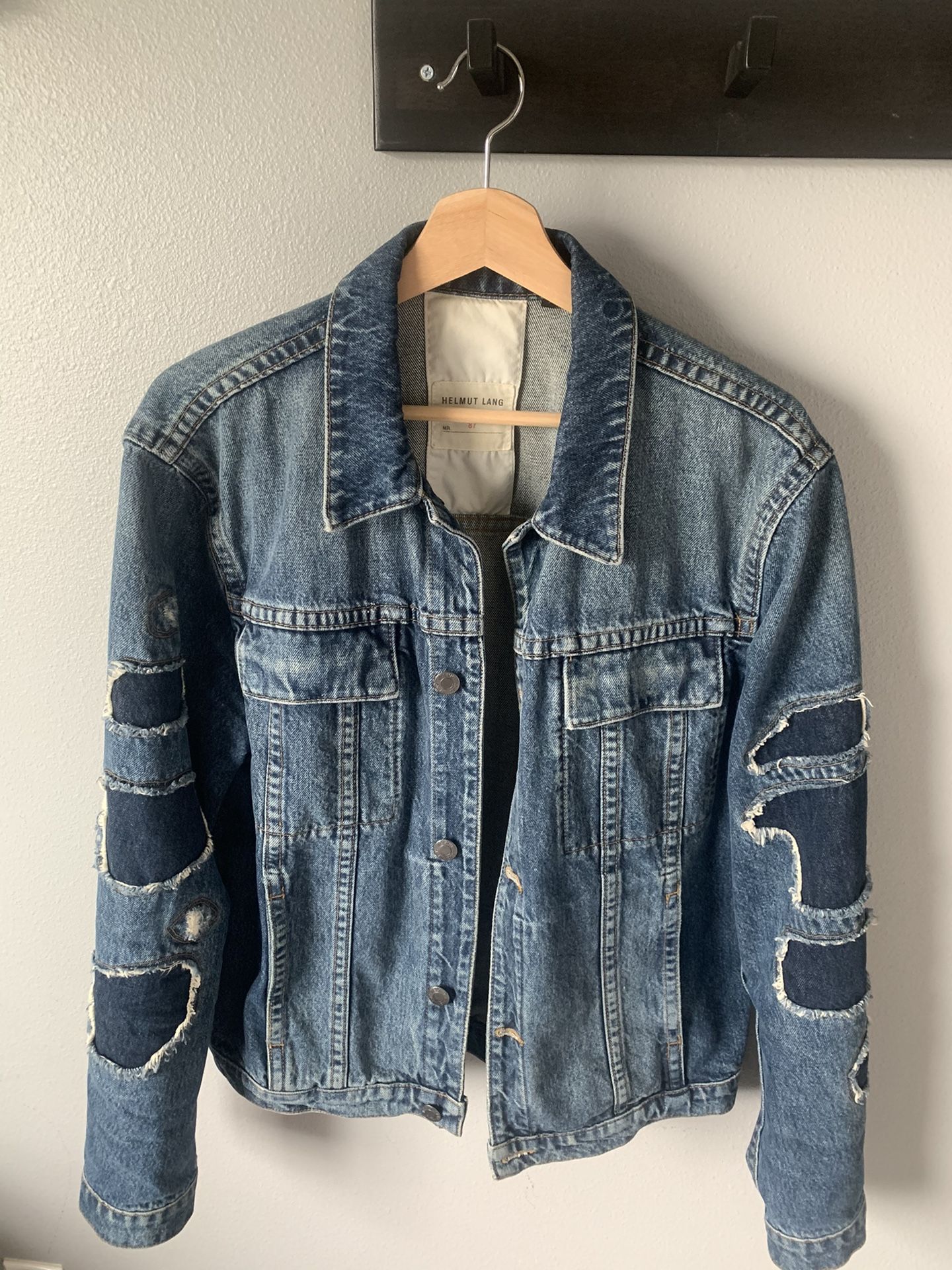 Helmut Lang Distressed Denim Jacket