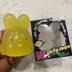 Needoh Yellow jelly hop bunny
