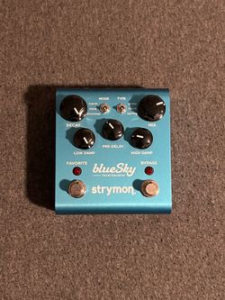 Strymon BlueSky Reverberator Guitar Pedal