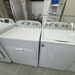  Washer & Electric Dryer 