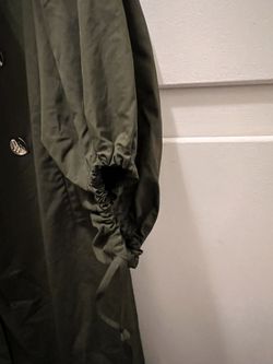Oversized Raincoat - Army Green