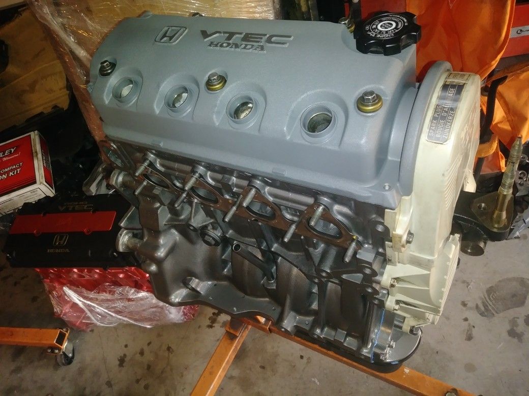 Rebuilt JDM D15B VTEC Long Block Gunmetal {contact info removed}