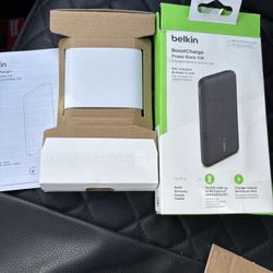 Belkin BoostCharge 10,000 mAh Power Bank — Open Box, Never Used 