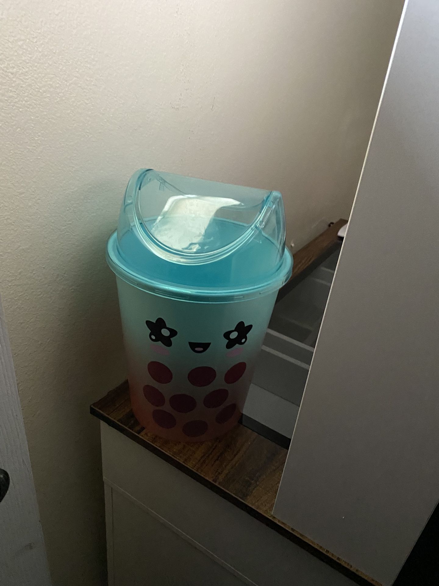 Boba Trash Can