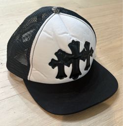 Chrome Hearts Black/White Triple Cross Hat