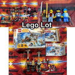 LEGO Minifigure Lot Mixed Characters w/ Accessories Star Wars Batman RANDOM
