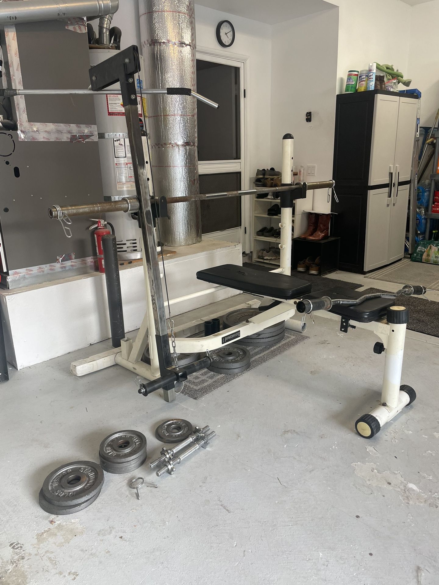 Weight Set - Bench Press With 345lbs Of Weights