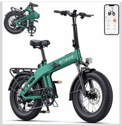 ENGWE EP-2 3.0 Folding Electric Bike, 1500W Peak Motor, 48V 15Ah Battery, up to 65 Miles Range, 28 MPH, Torque Sensor, Hydraulic Brakes