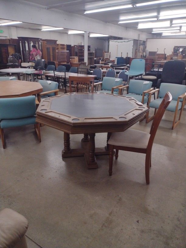 Octagon Bumper 3 In 1 Game Table