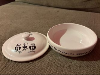 See’s candies lid bowl set