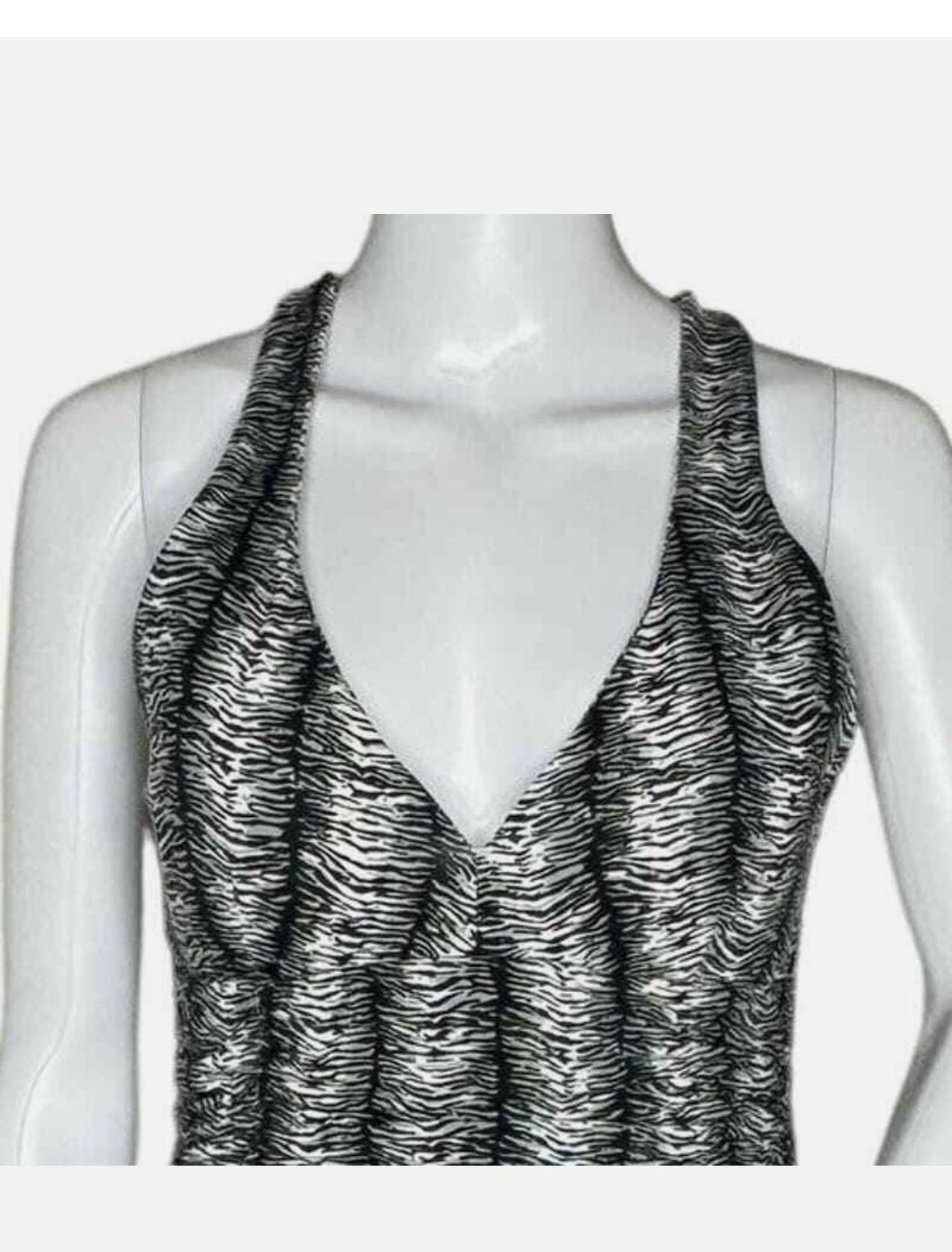 Tommy Bahama Black And White Print Dress - XS - New Without Tags