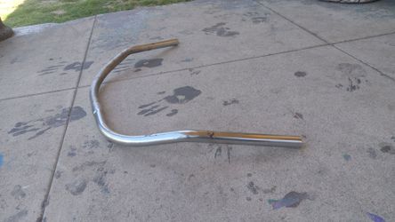 Chrome Beach cruiser bicycle handlebar