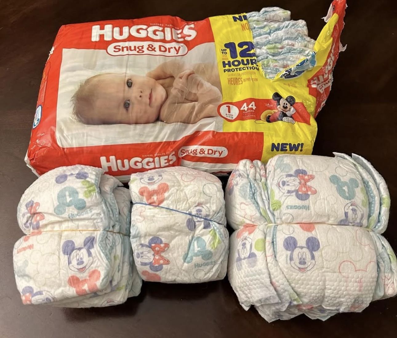 huggies snug and dry size 1 diapers