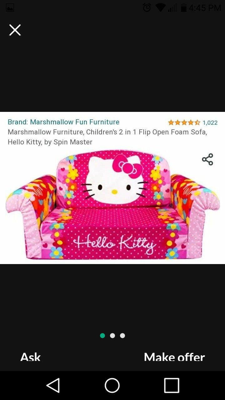 Hello Kitty  Marshmallow Chair.