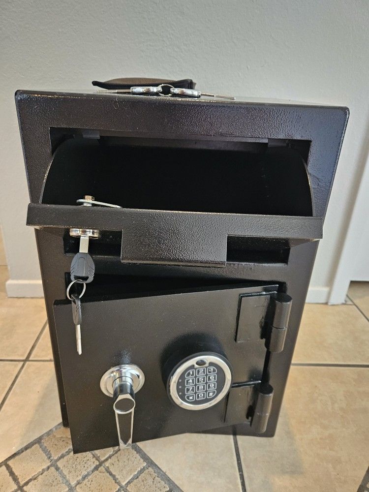 Security Drop Envelope Slot Safe Box Home Keypad