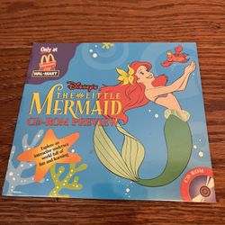 The Little Mermaid – CD-ROM, Preview, New, Still Sealed Only Walmart, Mcdonald’s