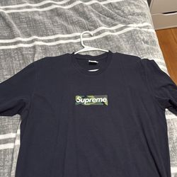 Supreme Box Logo Tee “Navy Camo” Mens Large