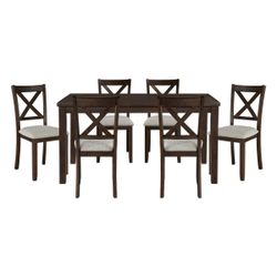 75905 7PCS DINETTE SET - TABLE & 6 CHAIRS