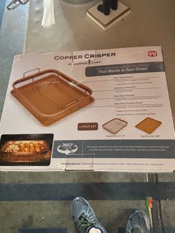Copper Crisper by Copper Chef 2-Piece Set