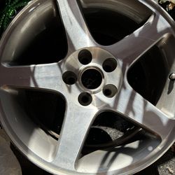 2 Cobra OEM Gold Tint Chrome Rims 