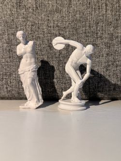 Mini Brands Masterpiece Greek Sculpture Figurine Set of 2