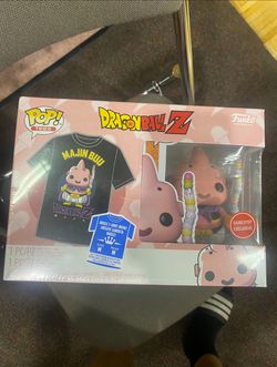 Funko Pop Tees Dragon Ball Z Majin Buu with Ice Cream Gamestop ( Medium )