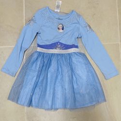 Frozen Elsa Dress Costume Size 6/6x 