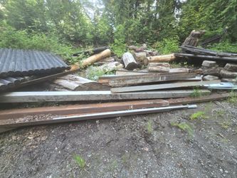 angle iron, I beams, boxed steel