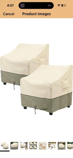 New Open Bag 2 COSFLY Outdoor Furniture Patio Chair Cover Waterproof Lounge Deep