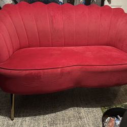 Pink Loveseat Cute Chair 