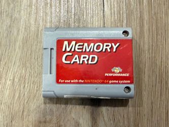 Memory Card N64
