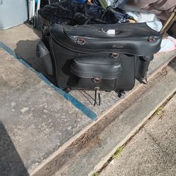 Leather Saddle Bag