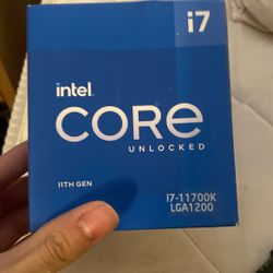 I7 11700K INTEL cpu