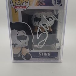 Funko Pop! WWE: Sting #19 Signed By Sting 