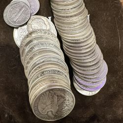 Pre-1964 Silver Coins, US Currency 90% Junk Silver 