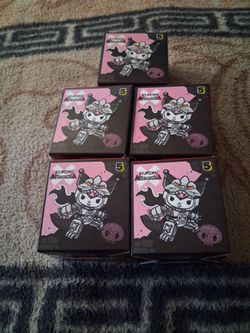 2026 McDonald's Hello Kitty/Godzilla Toy-Kuromi Mechagodzilla  #5 Blind Box Figure – Lot of 5-$10 each. New in Box