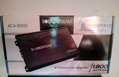 Soundstream 1800 watts 4 Ch Amplifier Brand New In The Box
