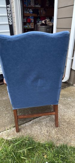 2 Ethan Allen high back chairs