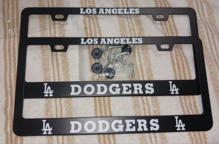 2pc DODGERS plate Frames