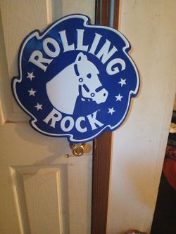 Rolling Rock Beer Sign