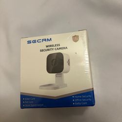 SECAM Wireless HD Indoor Security Camera White Black