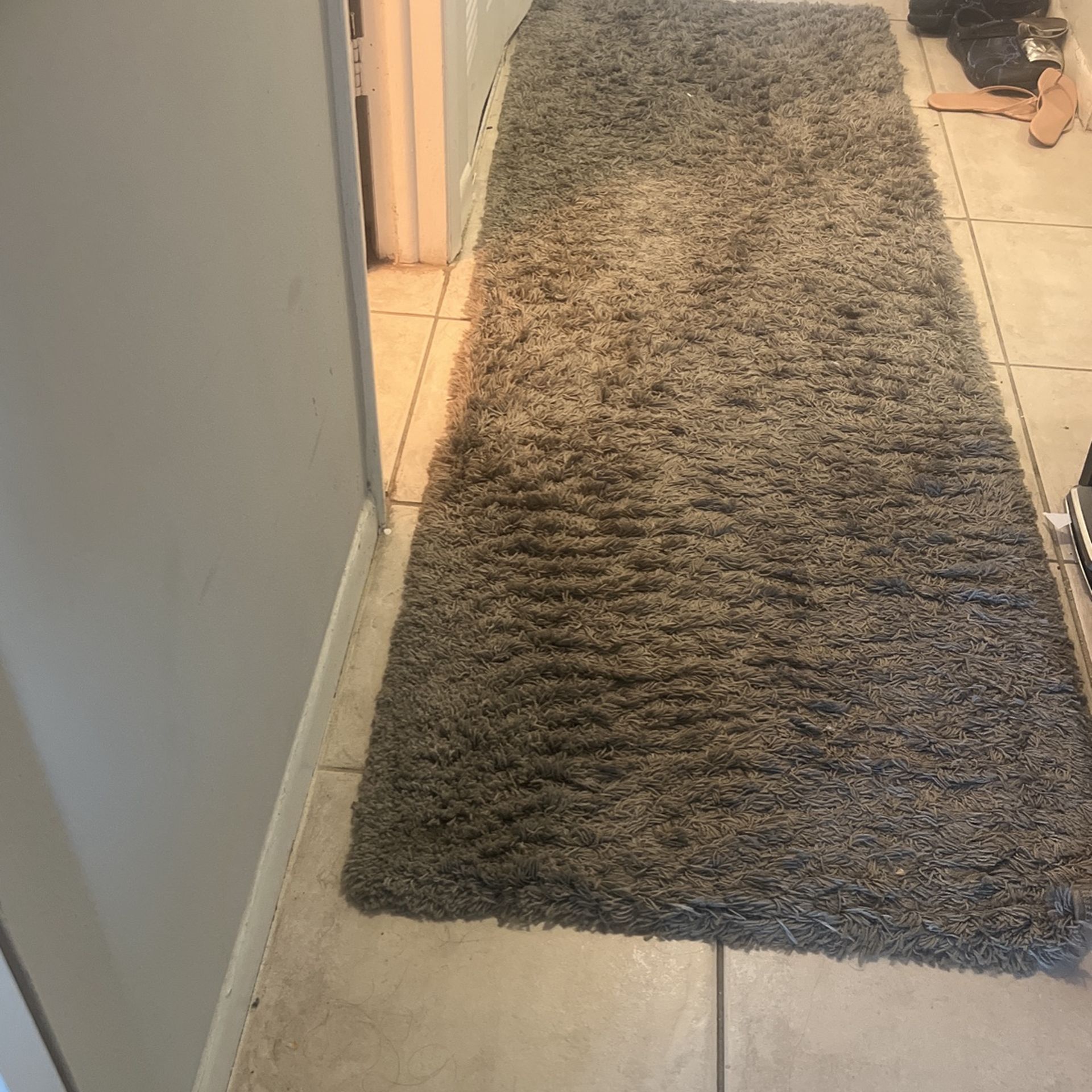 Gray Runner Rug