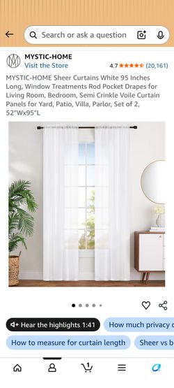 Sheer Curtains