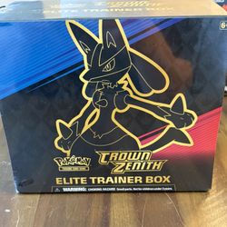 Pokemon Crown Zenith Elite Trainer Box Sealed