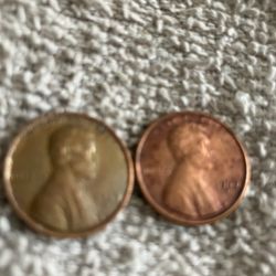 1969 Lincoln Penny, Pairs,Weak DDO On Date Good Condition.